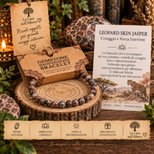 🐆 LEOPARD SKIN JASPER · BRACCIALE MANIFESTAZIONE
