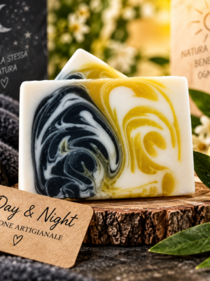 ☀️🌙 DAY & NIGHT · SAPONE ARTIGIANALE · 115 g CIRCA
