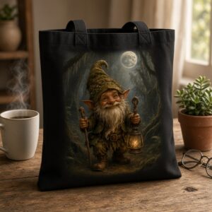 Shopping bag in cotone colorata - Eldor folletto antico e saggio