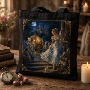 Shopping bag in cotone "Cenerentola"